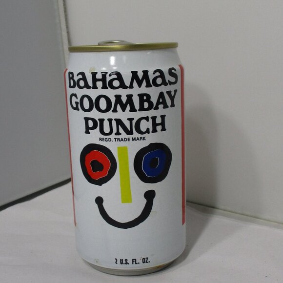 Vintage 1980's Collectible Bahamas Goombay Punch Beverage Soda Can - Picture 1 of 7